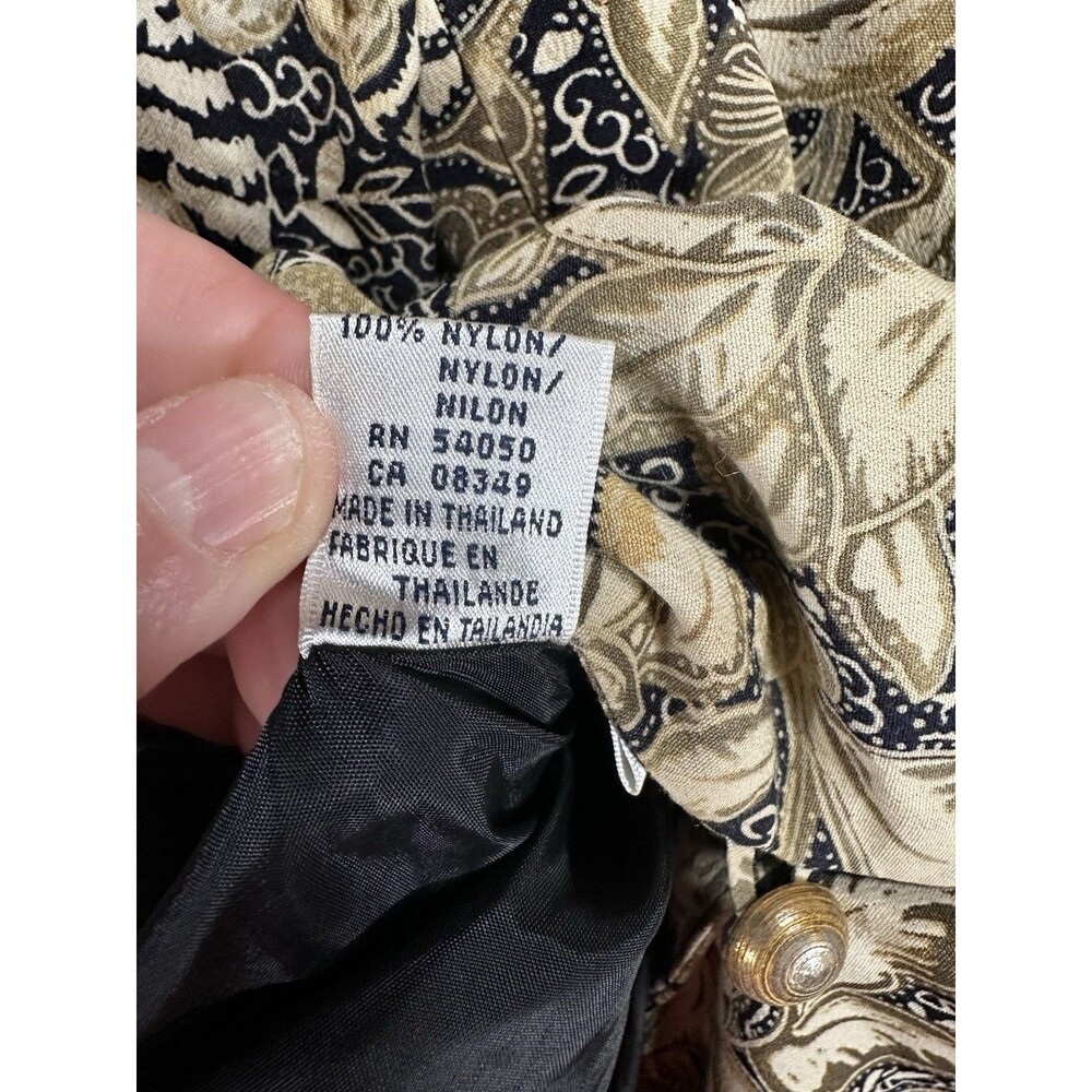 Saville Suit Floral Women's Blazer Size 8 Rayon Buttons Shoulder Pads - Picture 5 of 9